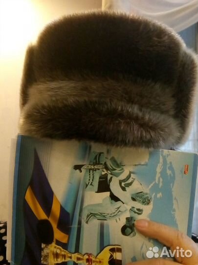 Мужская шапка 58- 60 размер. Формовка Котик