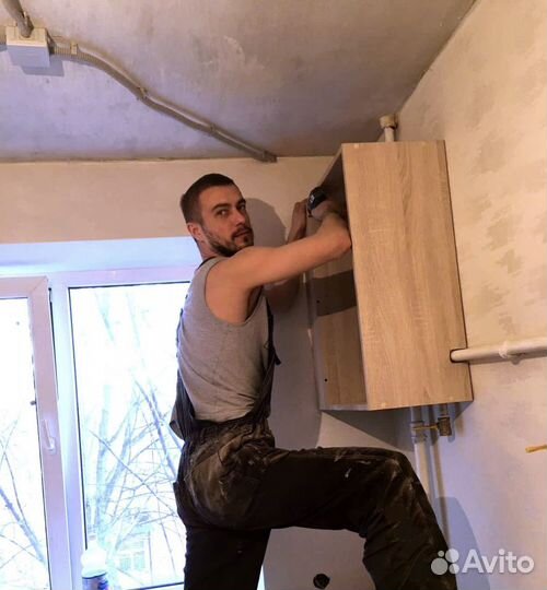 Сборка мебели, сборка кухни, разборка