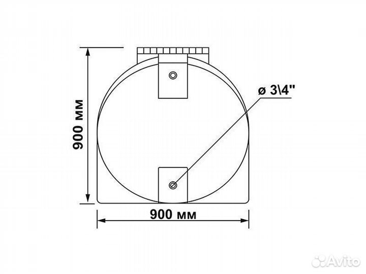 Накопительный бак для воды / доставка сегодня