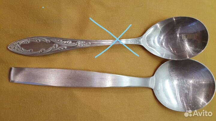 Мельхиор Кольчугин Ложки СССР 6 шт