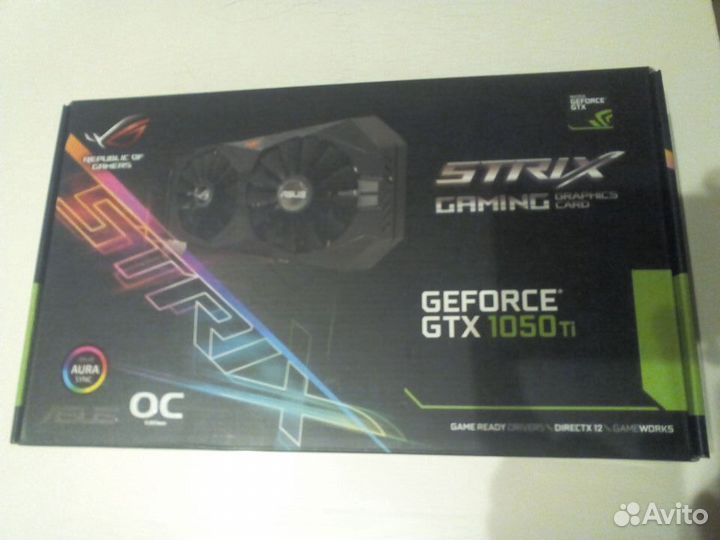 Asus GeForce GTX 1050 TI 4G Strix Gaming OC