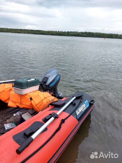 Лодка гладиатор Е380 и мотор 9.9