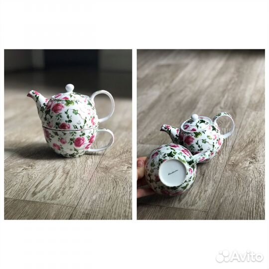 Чайник заварочный и чашка