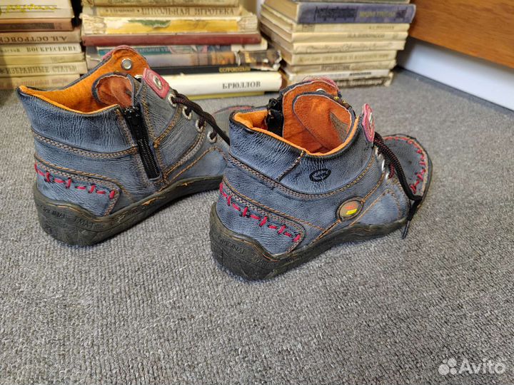 Ботинки кожаные