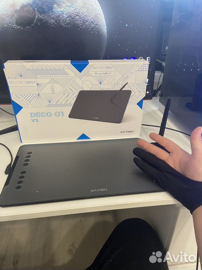 Графический планшет xp pen deco 01 v2