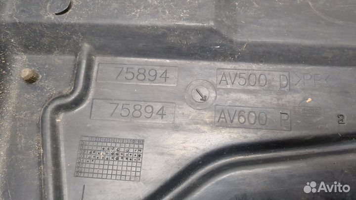 Защита моторного отсека Nissan Primera P12, 2004