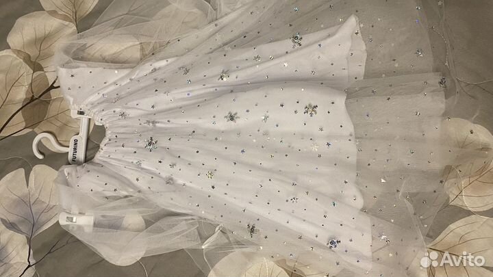 Платье снежинка