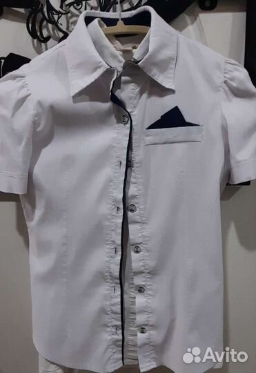 Блузка рубашка для школы
