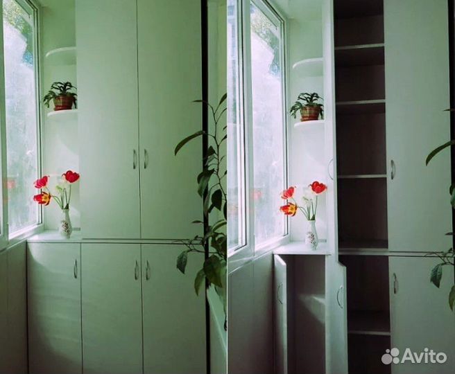 Шкаф на балкон на заказ