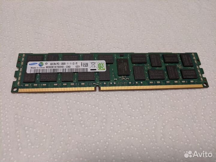 Серверная Память Registered ECC DDR3 16GB 8GB