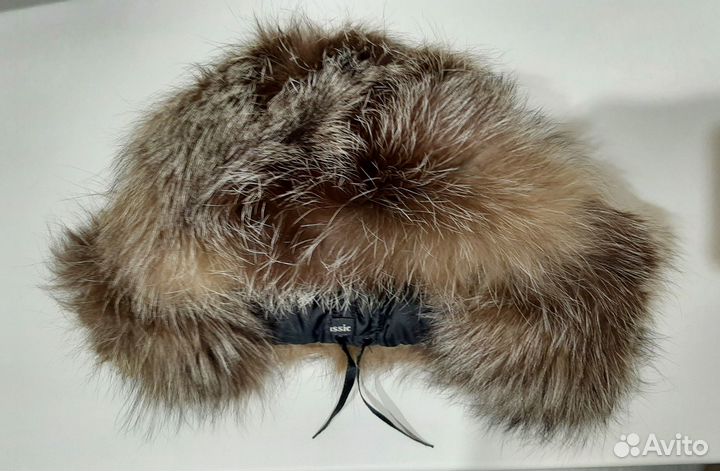 Шапка ушанка натуральные кожа+мех