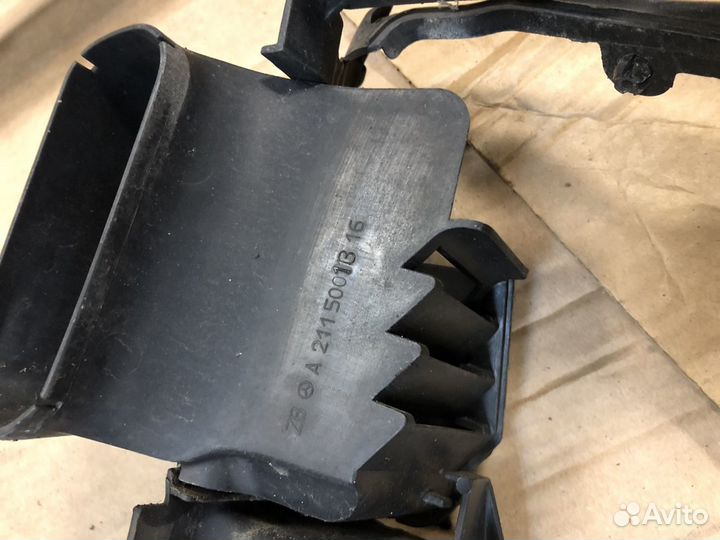 Кожух радиатора w211 комплект