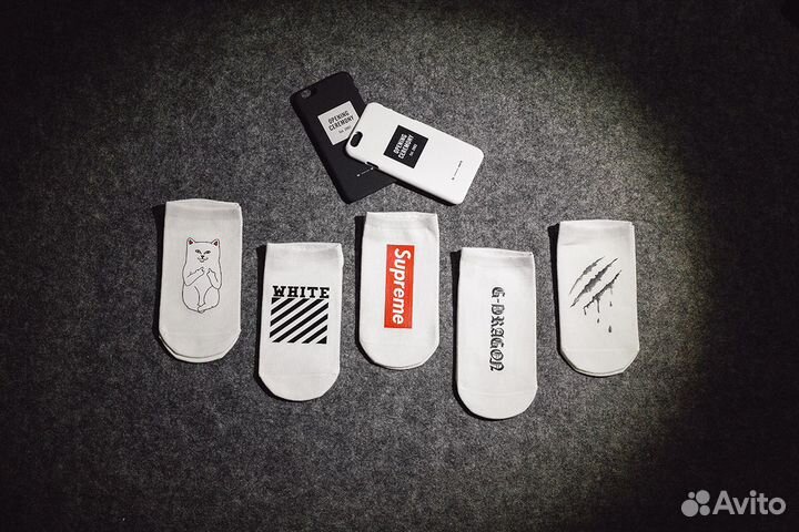 Набор носков черные новые 5шт