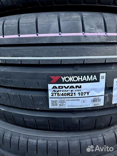 Yokohama Advan Sport V107E 275/40 R21 и 315/35 R21