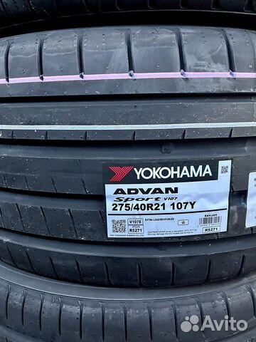Yokohama Advan Sport V107E 275/40 R21 и 315/35 R21