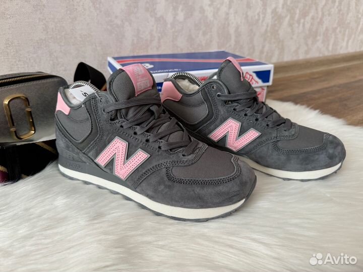 Зимние New Balance 574 Classic с мехом р37-41