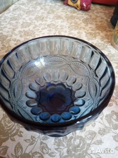 Бокалы и креманки цветное стекло