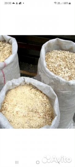 Березовый опил, стружка