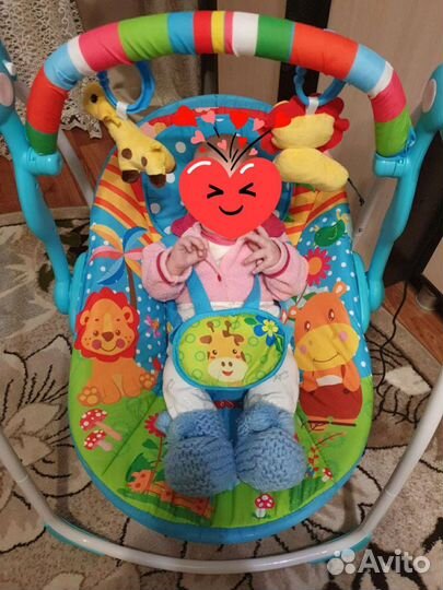 Детские качели шезлонг