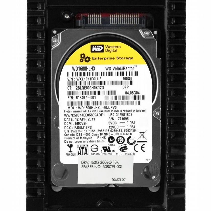 [509673-001] Жесткий Диск Hp 160gb Sata2,5" Hdd 509673-001