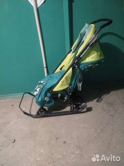 Детские санки коляска