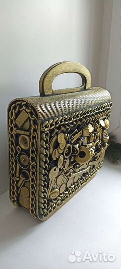 Новая большая деревянная шкатулка ручная работа