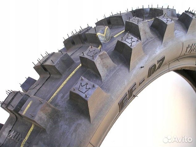 Mitas 130/90-18 EF-07 желтая полоса мотошина