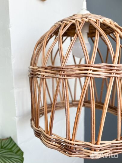 Плетенный абажур(светильник)