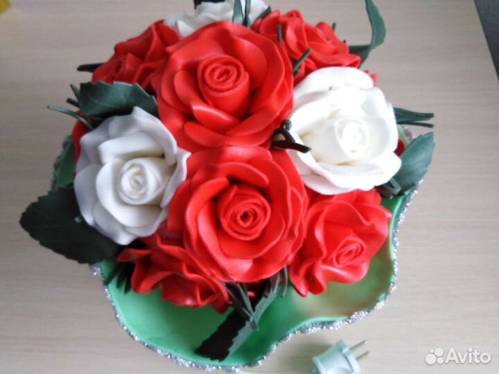 Цветы букет светильник