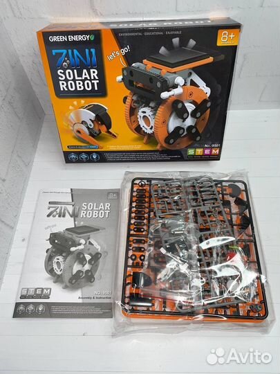 Робот конструктор на солнечной батарее 7 в 1
