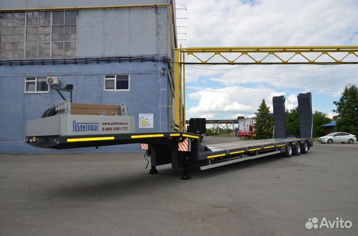 Полуприцеп трал (тяжеловоз) Политранс ТСП 94183, 2024