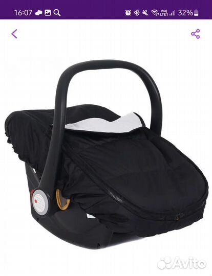 Накидка на автолюльку+вкладыш