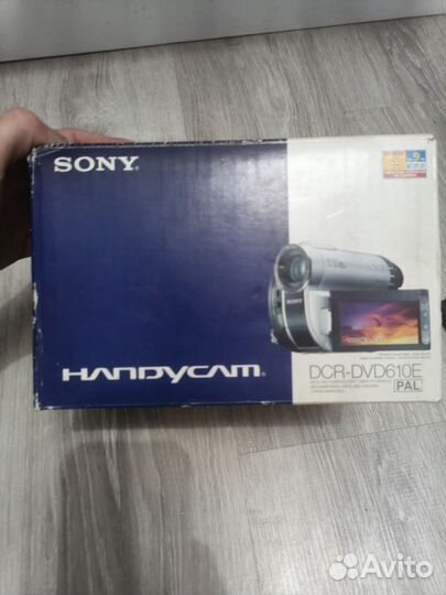 Видеокамера sony handycam DCR-DVD 610