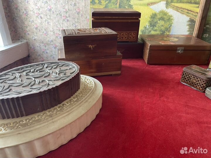 Шкатулки. Банки жестяные СССР