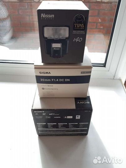 Фотоаппарат Sony NEX-6 + Sigma 30mm F1.4 DC DN + в
