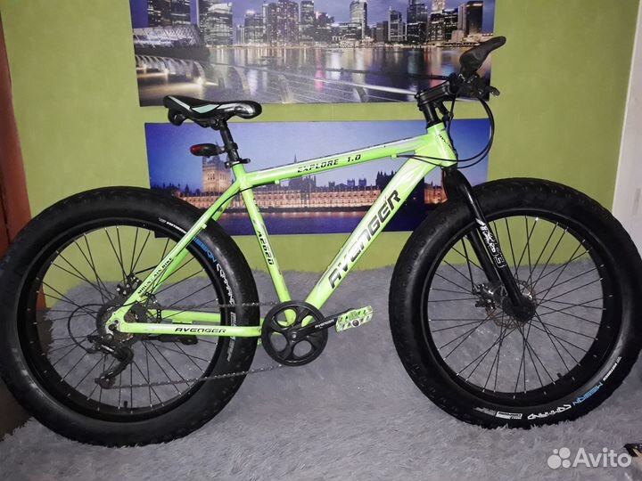 Фетбайк алюминиевый 21 рама. Shimano