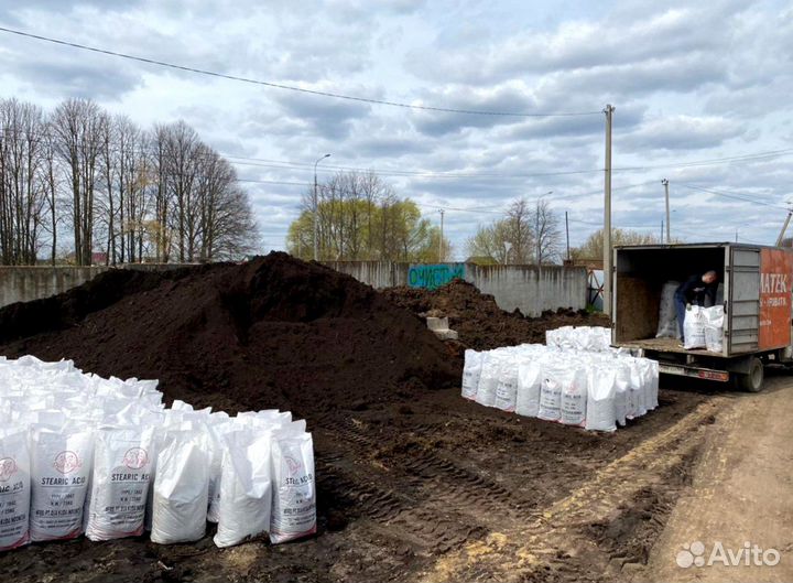 Чернозем перегной в мешках