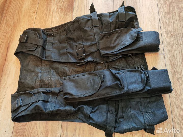 Жилет-разгрузка страйкбольный с подсумками