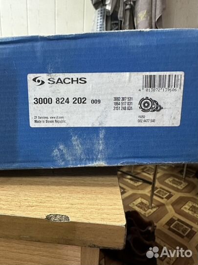 Комплект сцепления sachs для мерседес