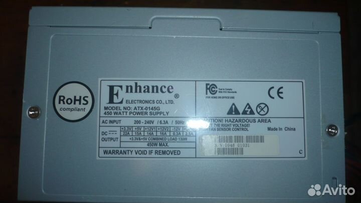 Блоки питания 400/450W