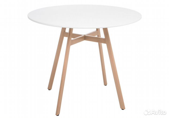 Обеденная группа «Арги 90 light purple / white / wood»