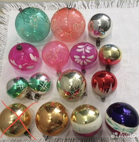 Елочные игрушки СССР советские