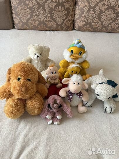 Мягкие Игрушки Хорошее состояние разные животные