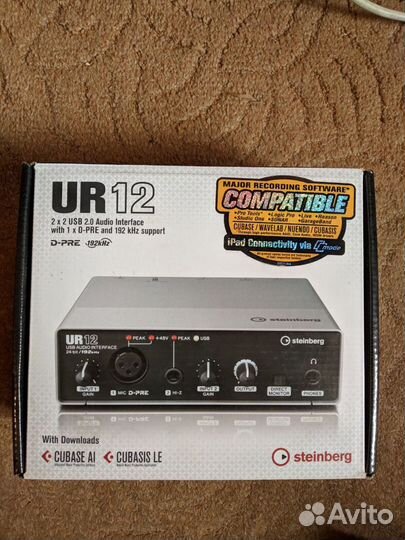 Аудиоинтерфейс Steinberg UR12