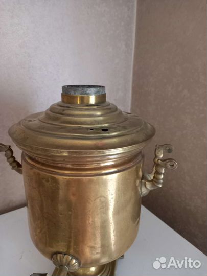 Самовар на дровах старинный