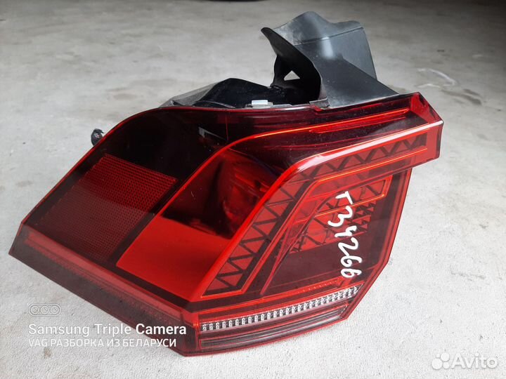 Фонарь задний левый в крыло volkswagen tiguan 2