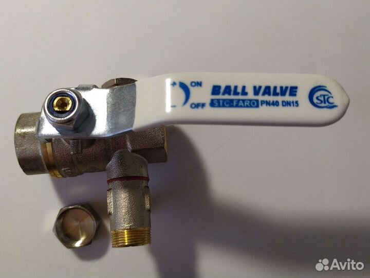 Краны трехходовые шаровые stc faro