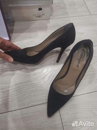 Туфли женские 39 размер черные лодочки