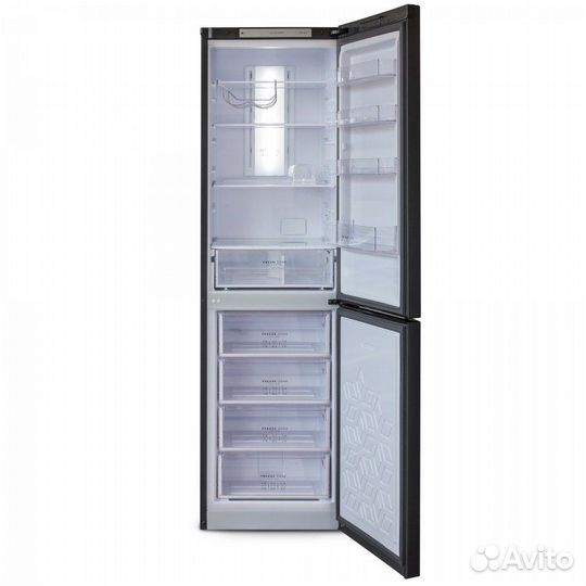 Холодильник Бирюса W980NF дисплей матовый графит