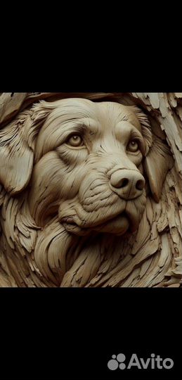 Портрет по фото 3Д фрезеровка моделирование декор